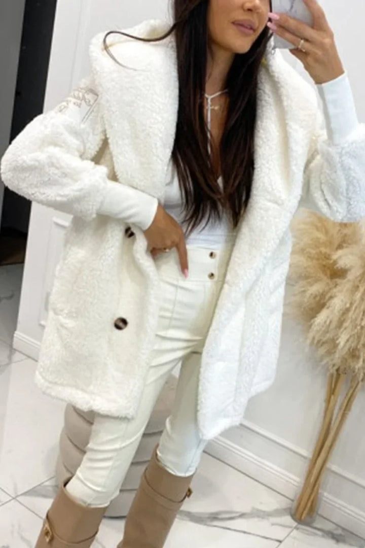 Sabrina - Women's Plush Hooded Jacket