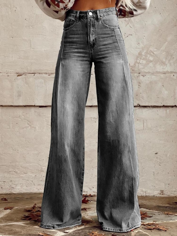 EDITH CASUAL WIDE-LEG TROUSERS