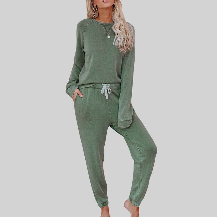 Josie™ - Casual Long Sleeve and Sweatpants Set
