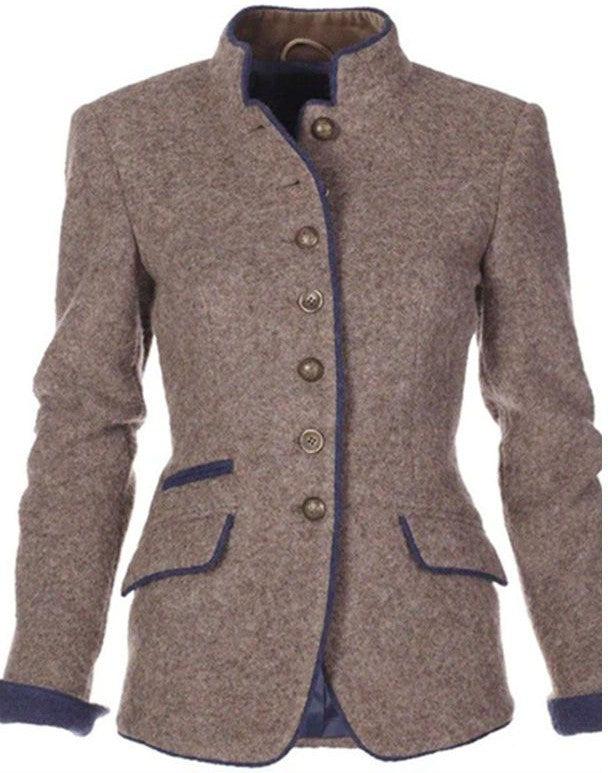 Michele - Elegant Jacket with Long Sleeves