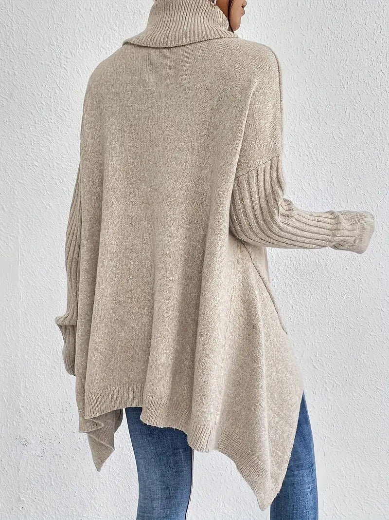 Bridgette™ - Comfortable Long Roll Neck Sweater