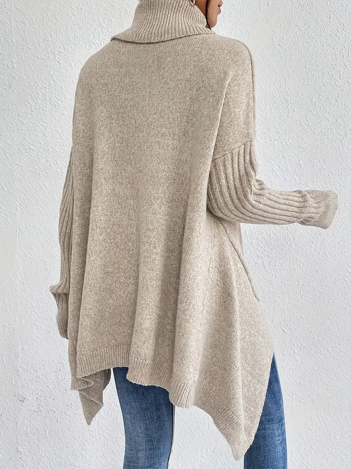 Bridgette™ - Comfortable Long Roll Neck Sweater