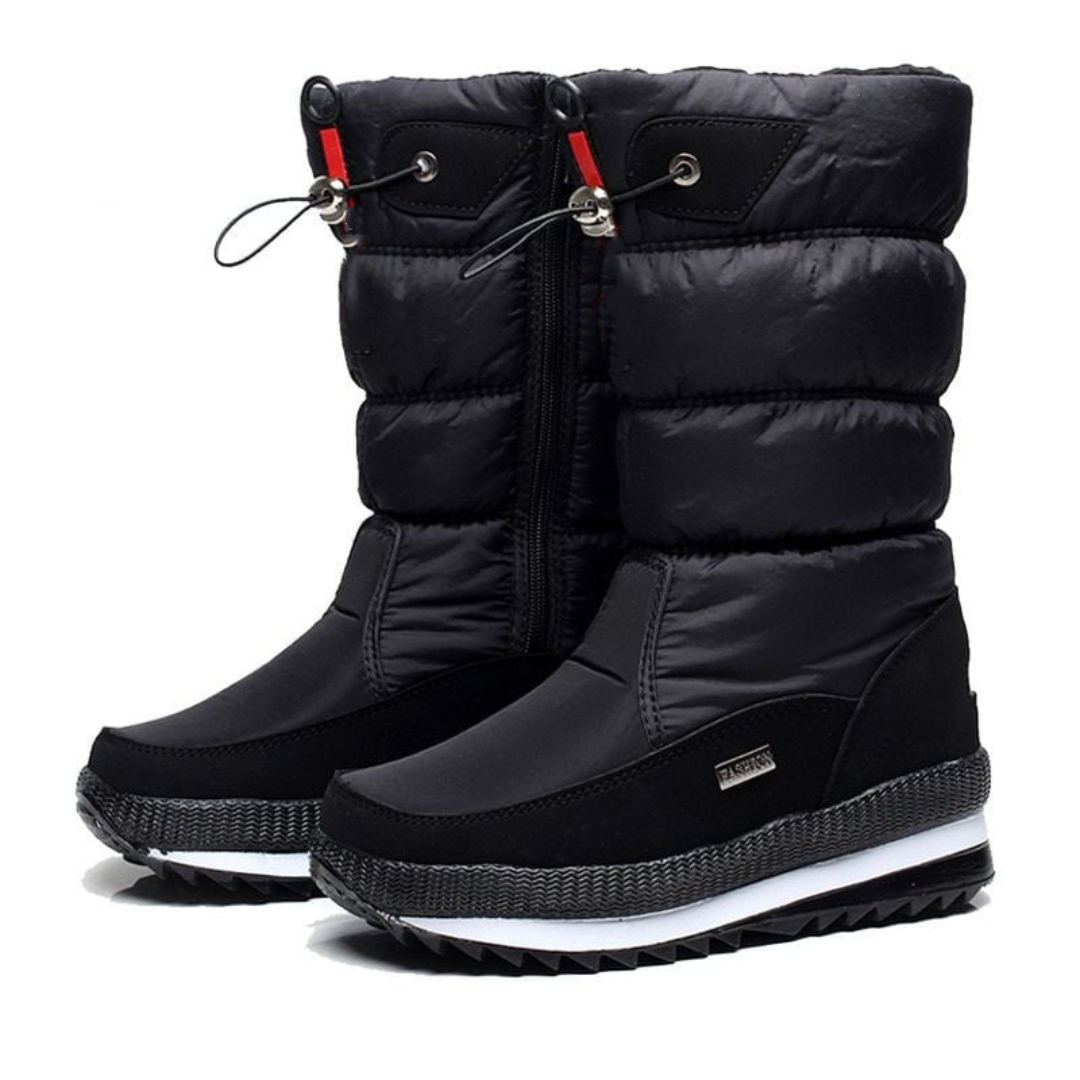 Lara - Non-Slip and Waterproof Snow Boots Made of Faux Fur