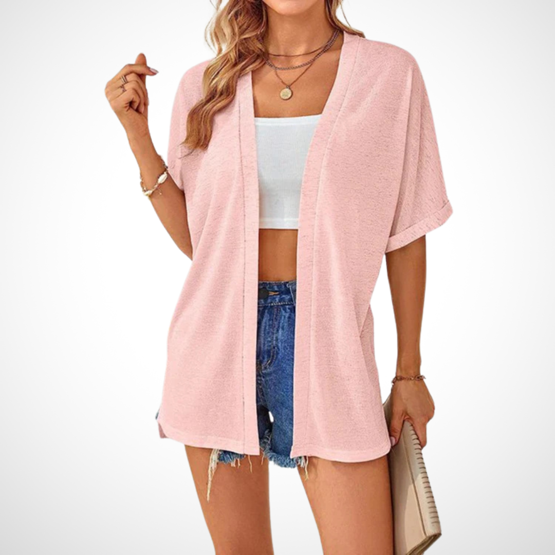 Appolline™ - Stylish Flowing Short Sleeve Cardigan