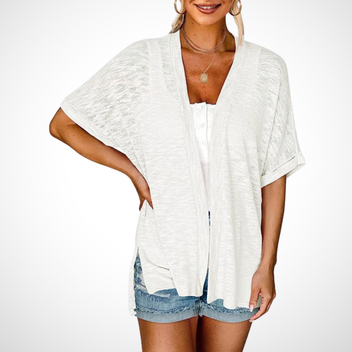 Appolline™ - Stylish Flowing Short Sleeve Cardigan