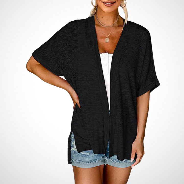 Appolline™ - Stylish Flowing Short Sleeve Cardigan