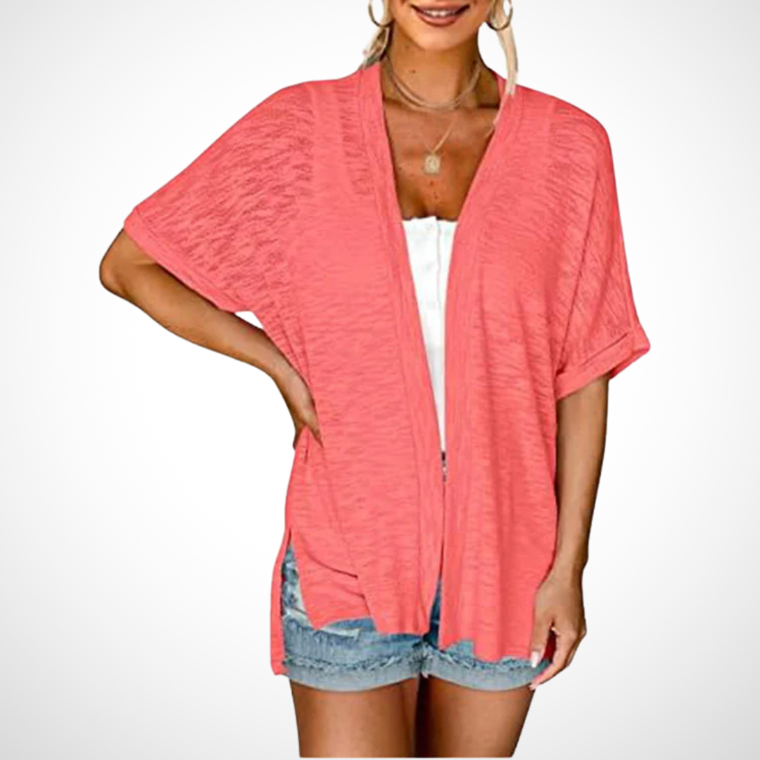 Appolline™ - Stylish Flowing Short Sleeve Cardigan