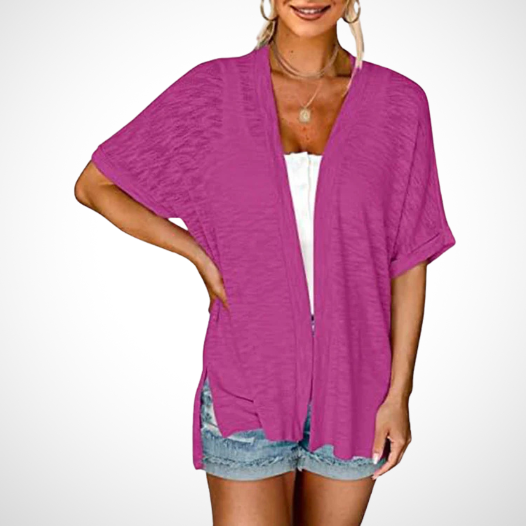 Appolline™ - Stylish Flowing Short Sleeve Cardigan