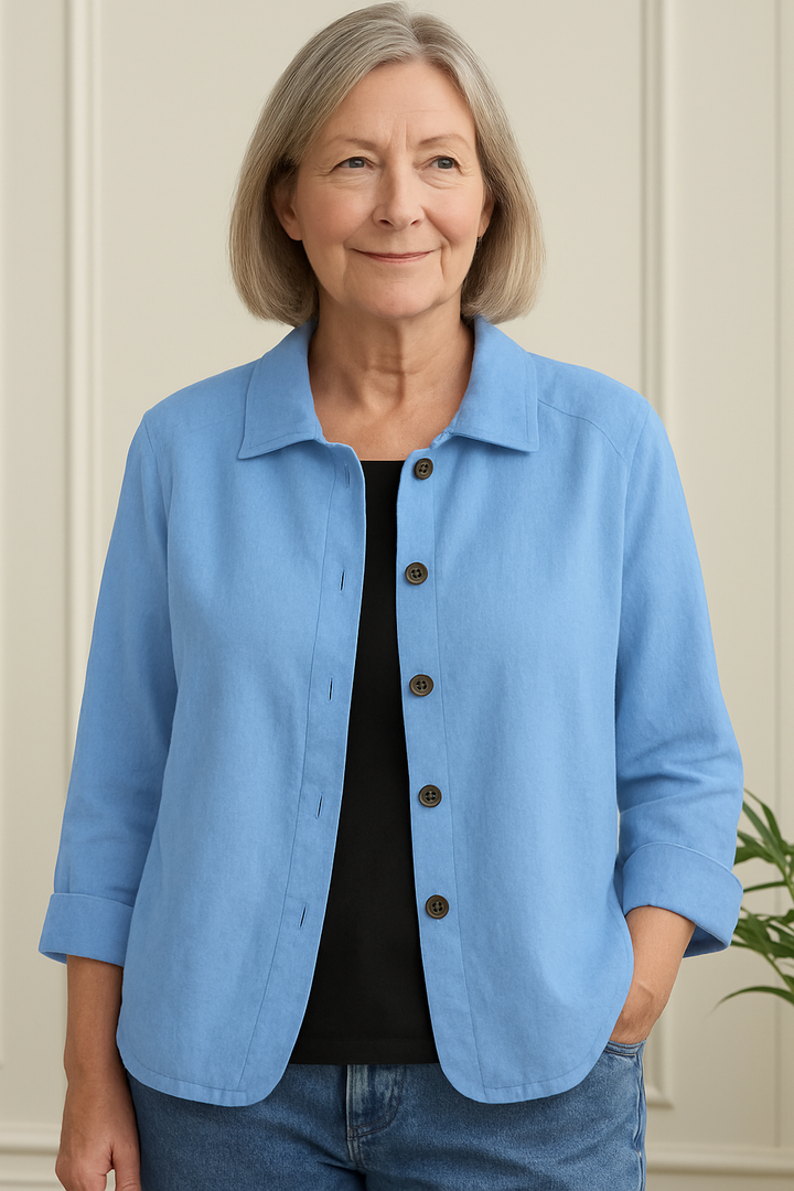 Marilla™ – Classic Lightweight Shirt Cardigan