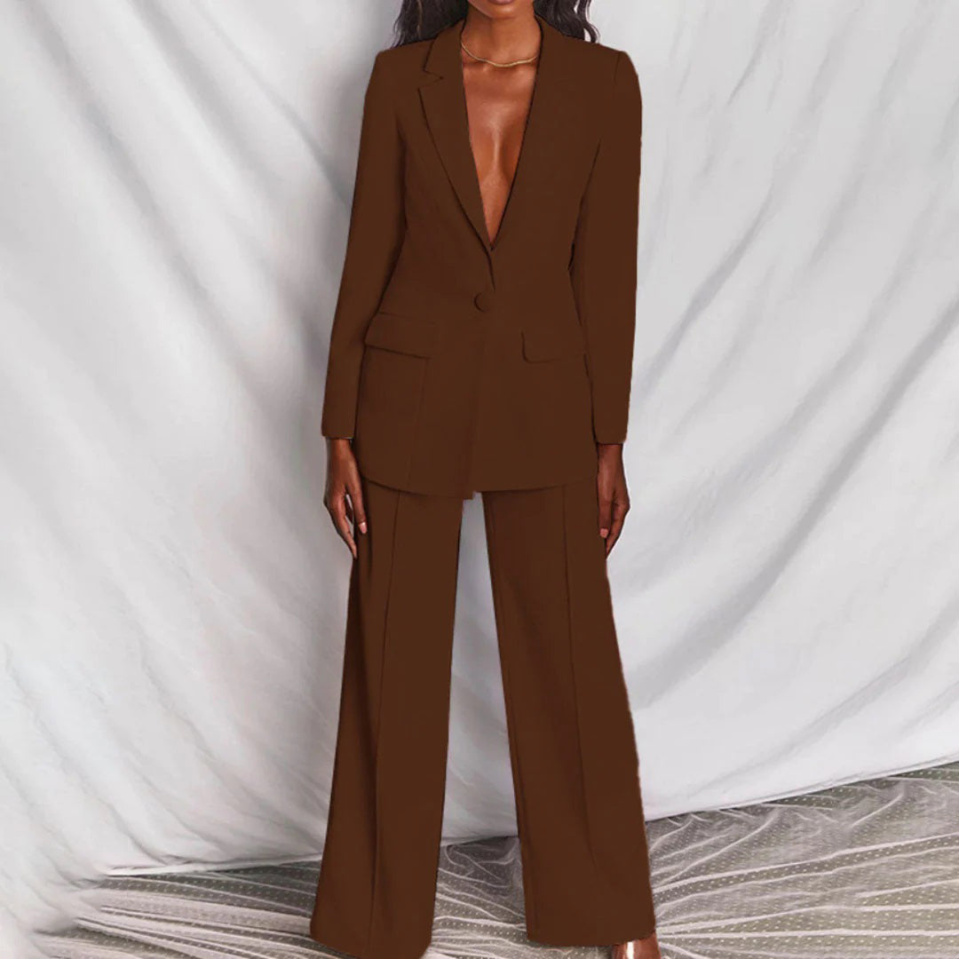 Lucia - Elegant Set of Blazer and Trousers