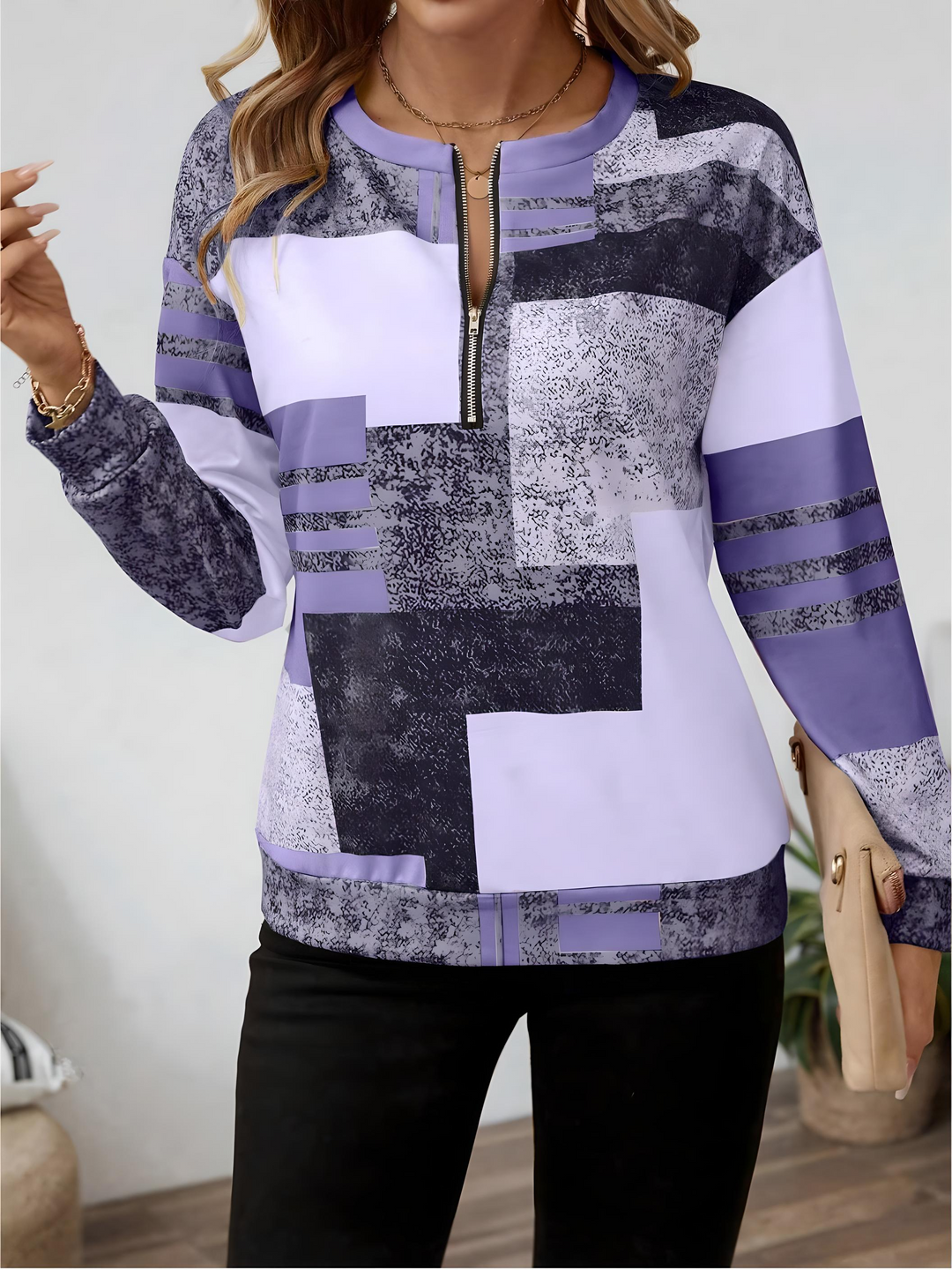 Kaimana™ - Chic Vintage-Inspired Sweatshirt