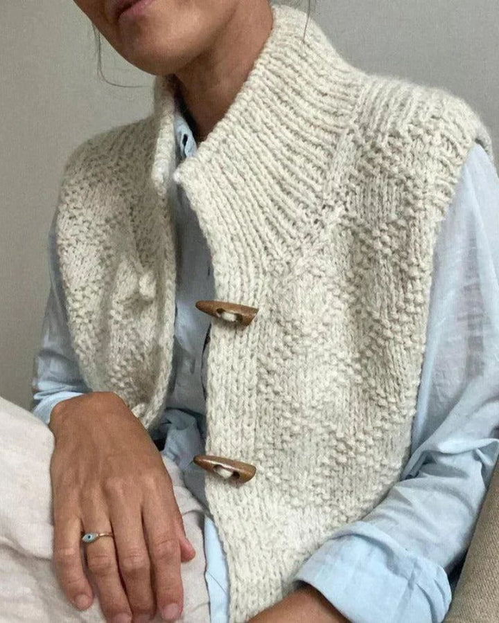 Ingrid™ - Cosy Knitted Sleeveless Cardigan