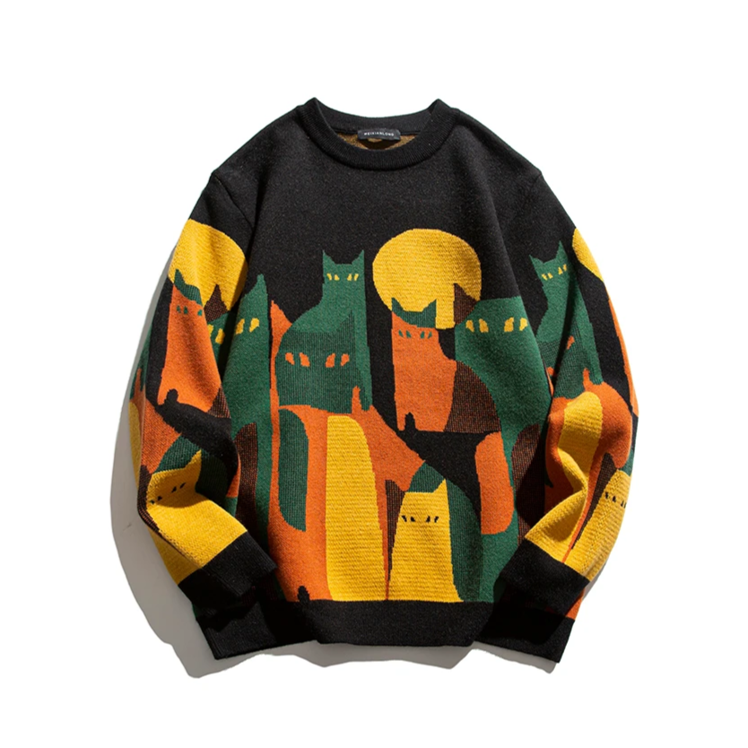 Toni™ - Cat Crew Sweater