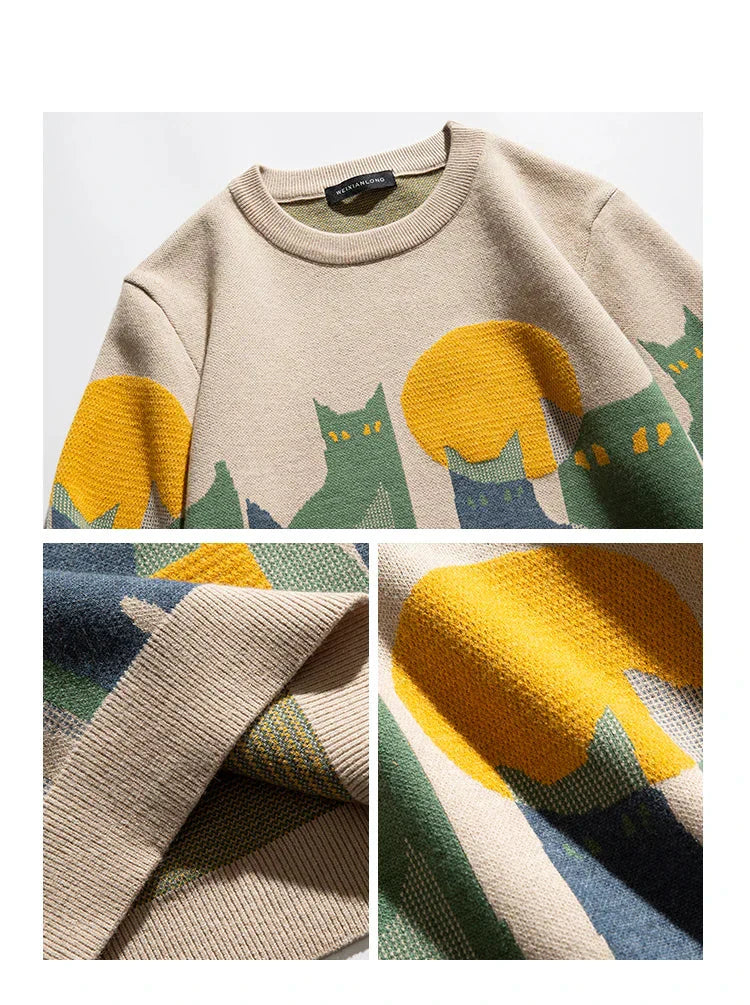 Toni™ - Cat Crew Sweater