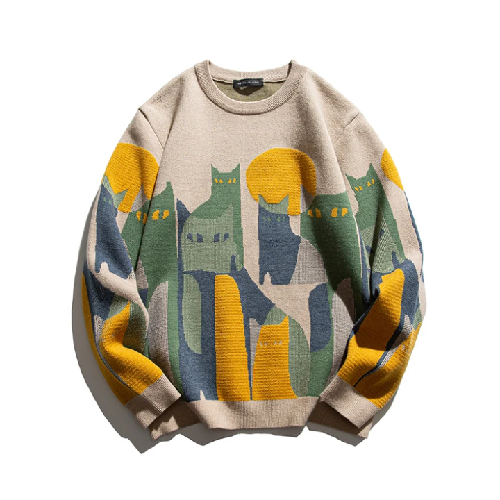 Toni™ - Cat Crew Sweater