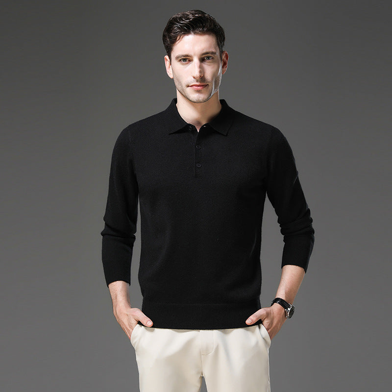 Tobias™ | Cashmere Polo Business Sweater