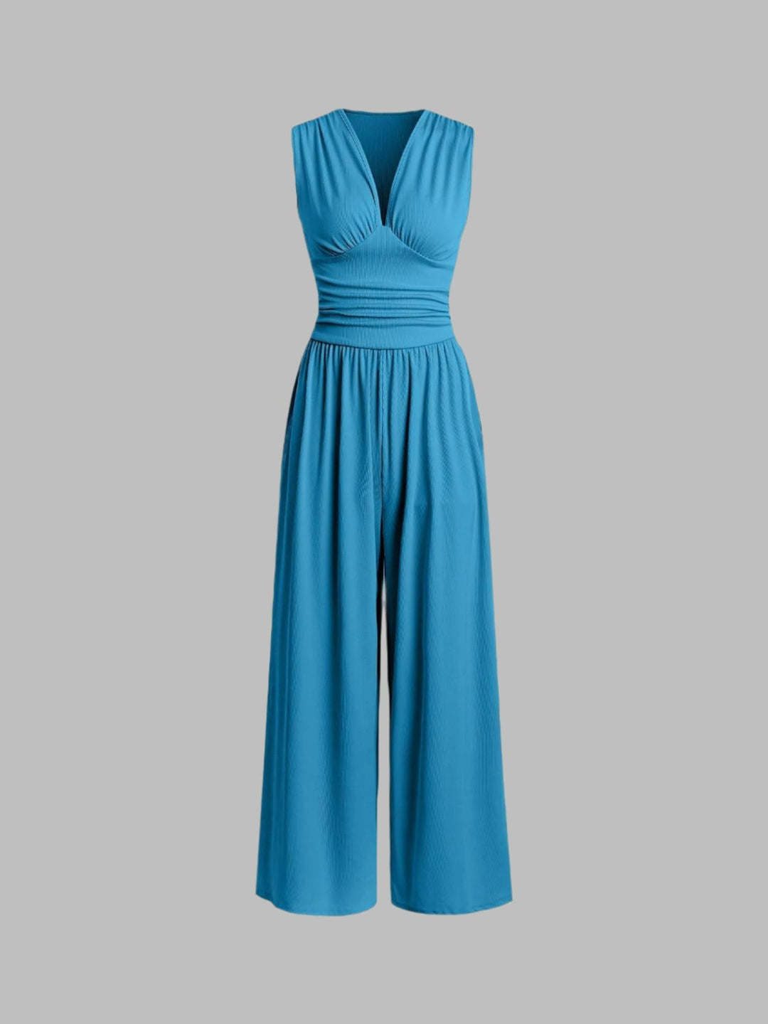 Charity™ - Stylish Sleeveless Jumpsuit with Wide Legs
