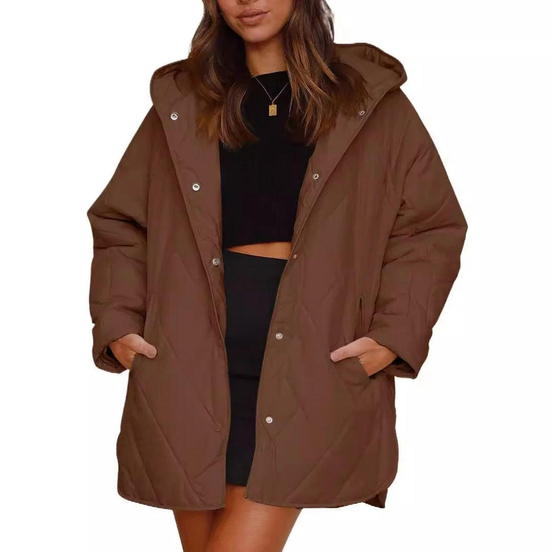 Christa™ - Oversized Winter Coat with Hood
