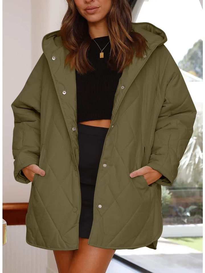 Christa™ - Oversized Winter Coat with Hood