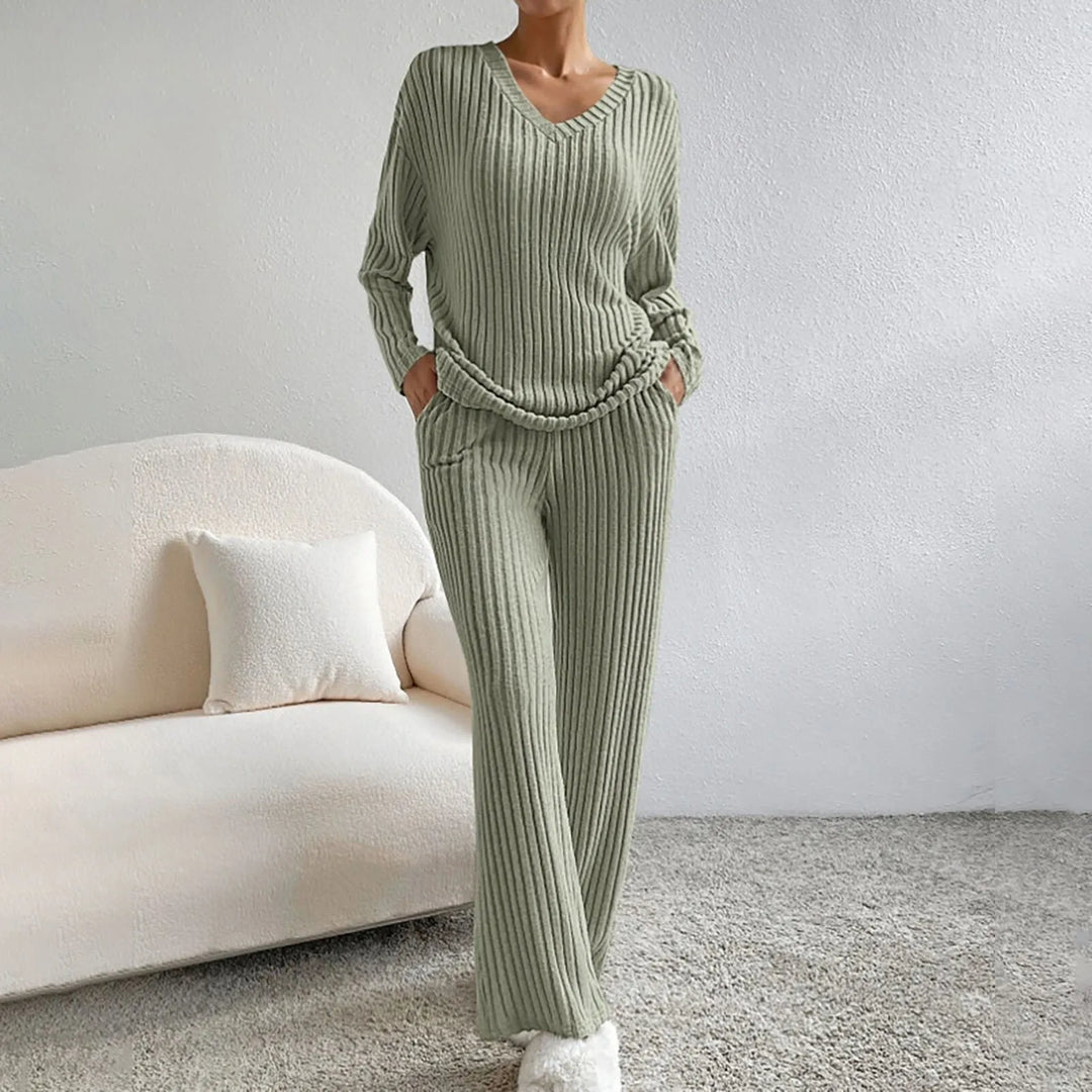 Grace - Women's Casual Tracksuits with High Waist and Long Trousers