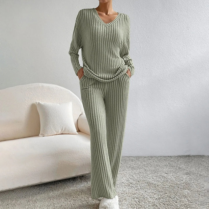 Grace - Women's Casual Tracksuits with High Waist and Long Trousers