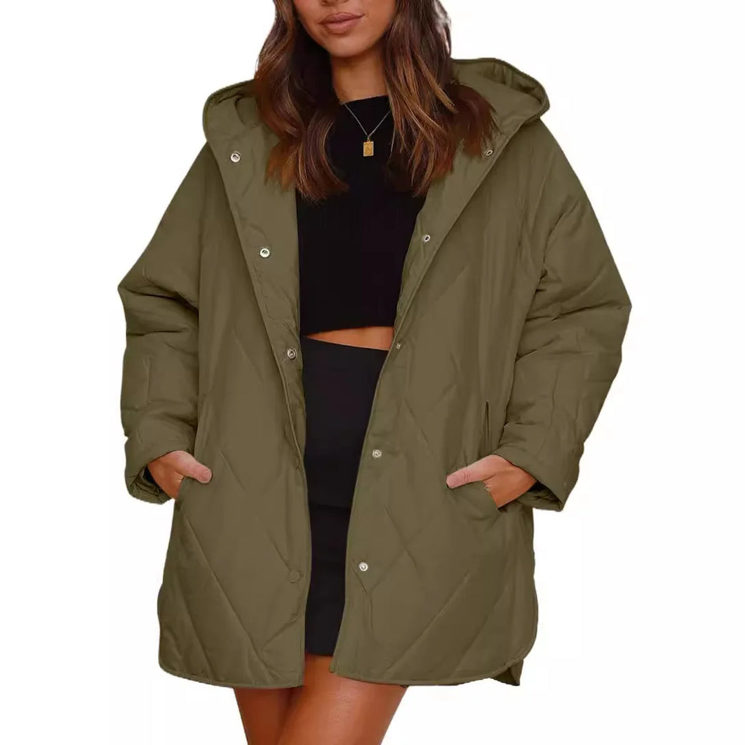 Christa™ - Oversized Winter Coat with Hood