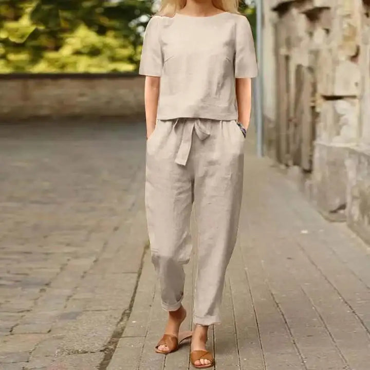 Mia™ - Two-Piece Linen Set