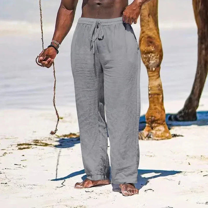 Jamal - Coastal Linen Trousers