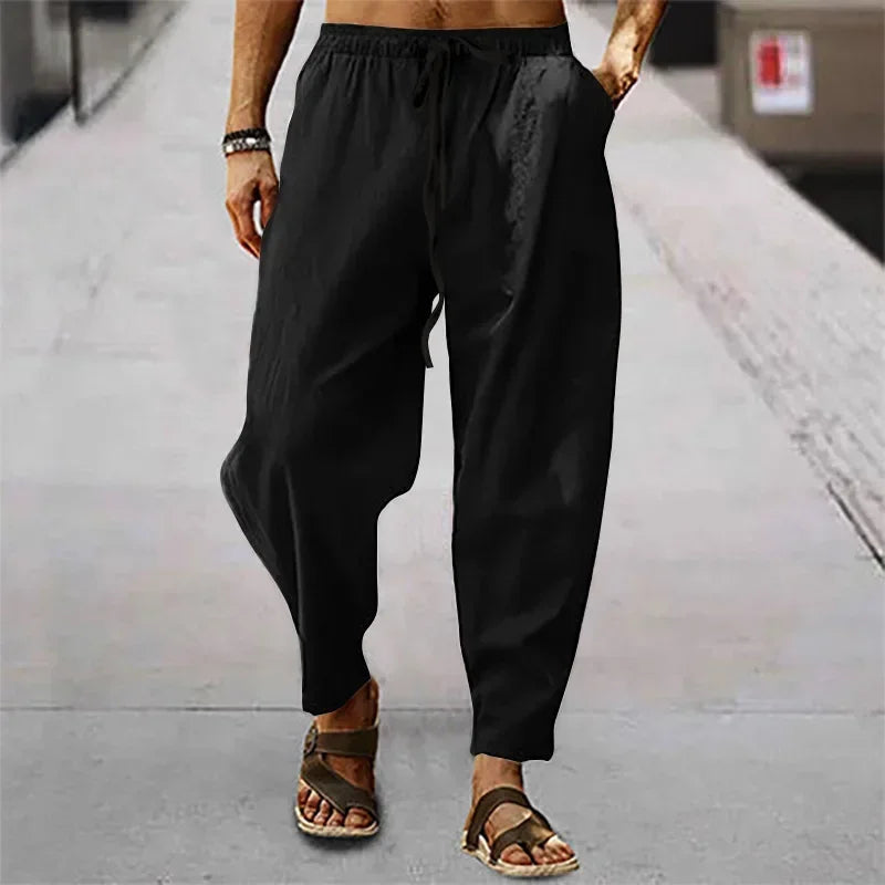 Omar - Zen Drop-Crotch Trousers