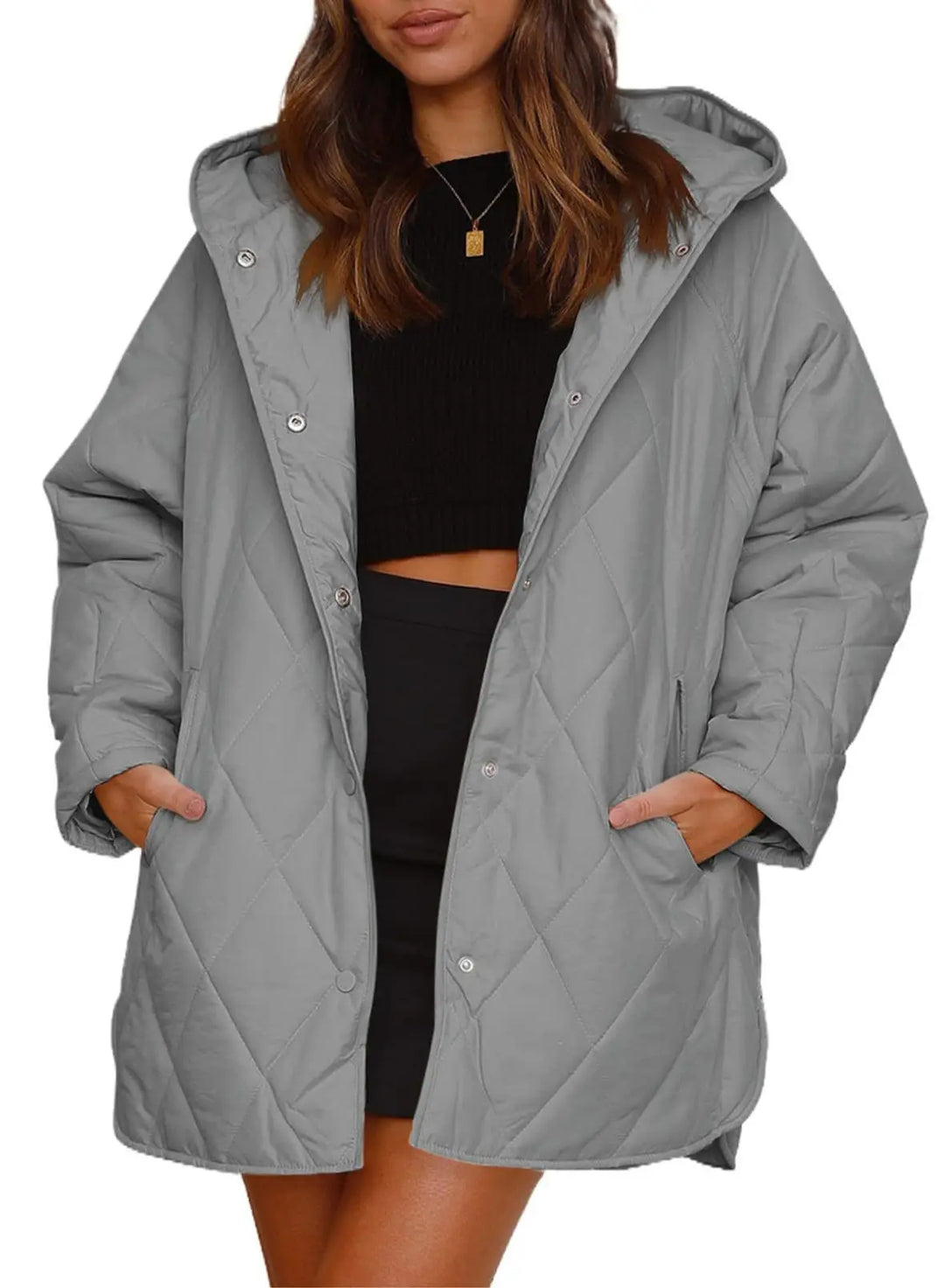 Christa™ - Oversized Winter Coat with Hood