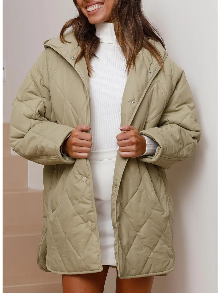 Christa™ - Oversized Winter Coat with Hood