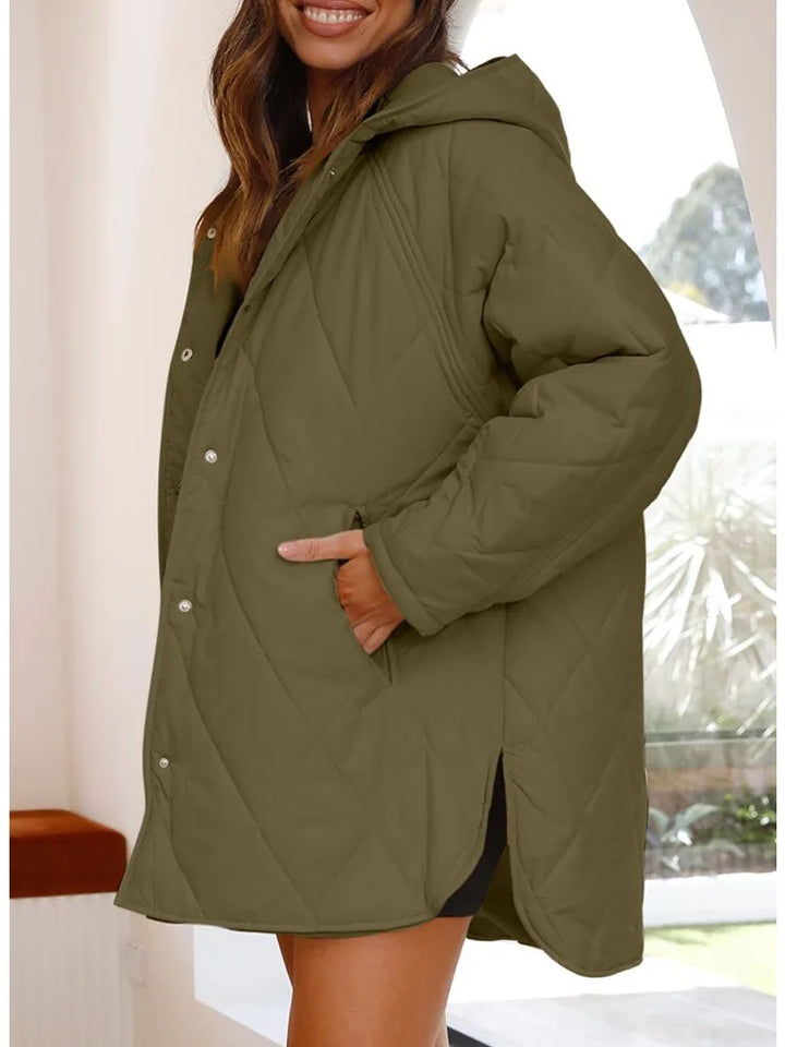 Christa™ - Oversized Winter Coat with Hood