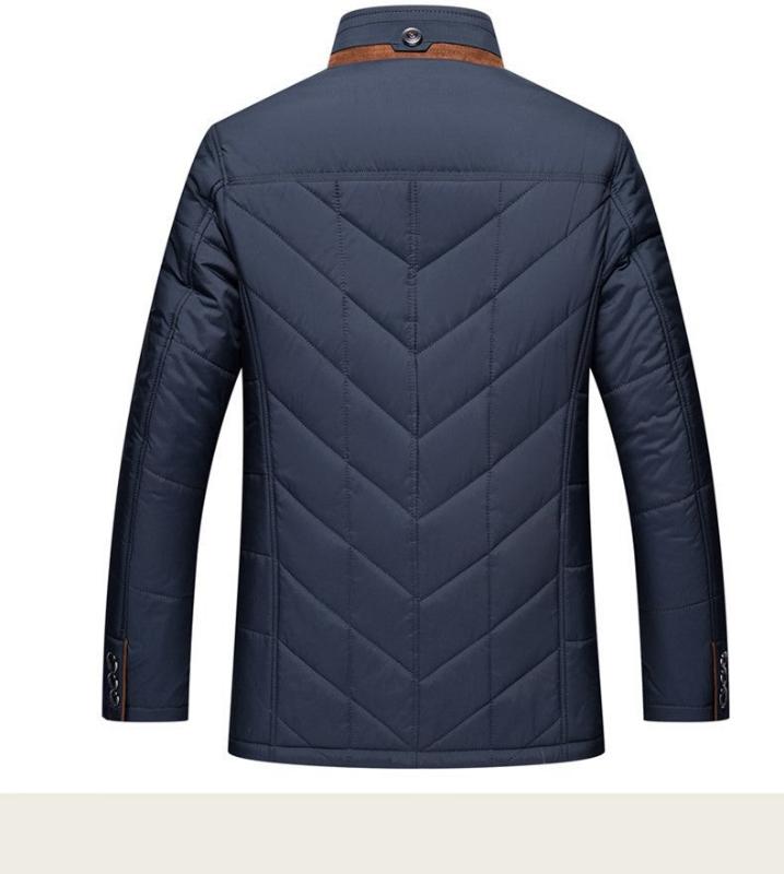 Michele - Winter Jacket with Stand-up Collar for Men