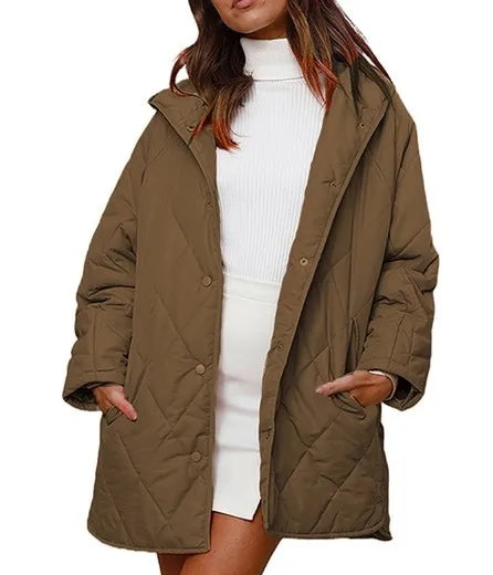 Christa™ - Oversized Winter Coat with Hood