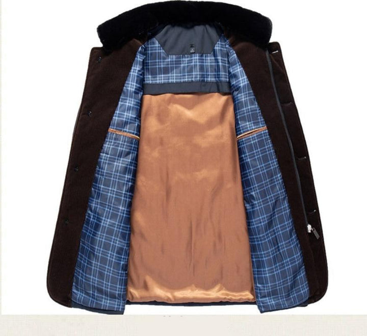 Michele - Winter Jacket with Stand-up Collar for Men