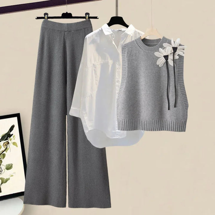 CARLOTTA - Elegant 3-Piece Knitted Set