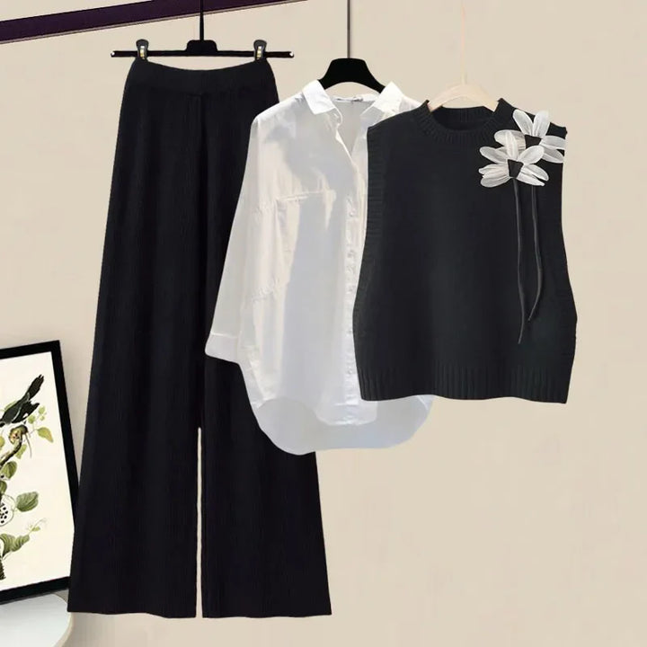 CARLOTTA - Elegant 3-Piece Knitted Set