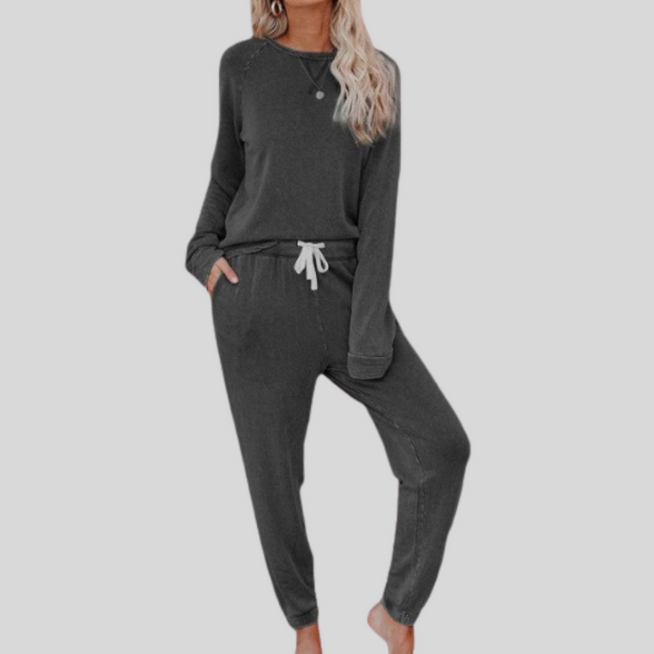 Josie™ - Casual Long Sleeve and Sweatpants Set
