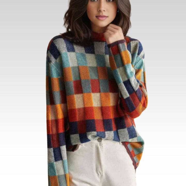 Karina™ - Elegant Roll Neck Sweater