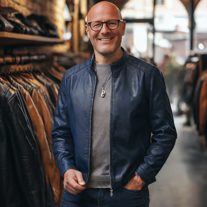 Timeless Trail - Leather Jacket with Lining