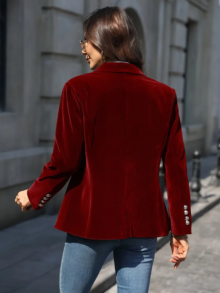 Julissa™ - Elegant Velvet Blazer