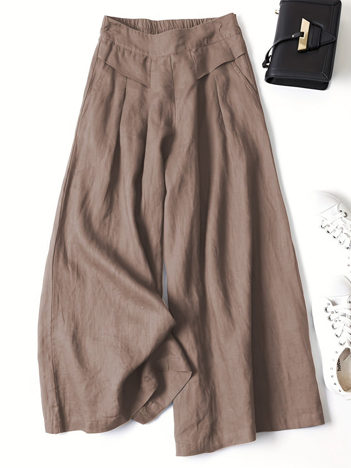 Bella™ - Comfortable Capri Trousers with Wide Legs