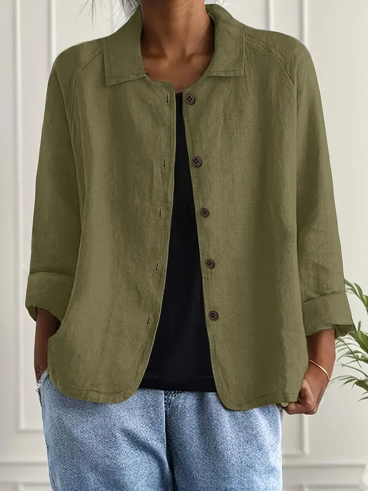 Marilla™ – Classic Lightweight Shirt Cardigan