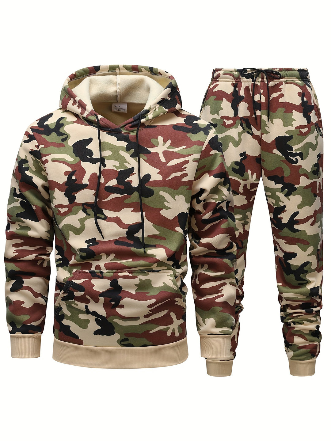 Harvey™ - Men's Camo Hooded Sweatshirt and Pants Set