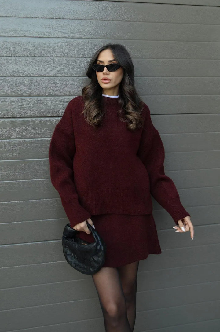 HELENA - Knitted Skirt Set