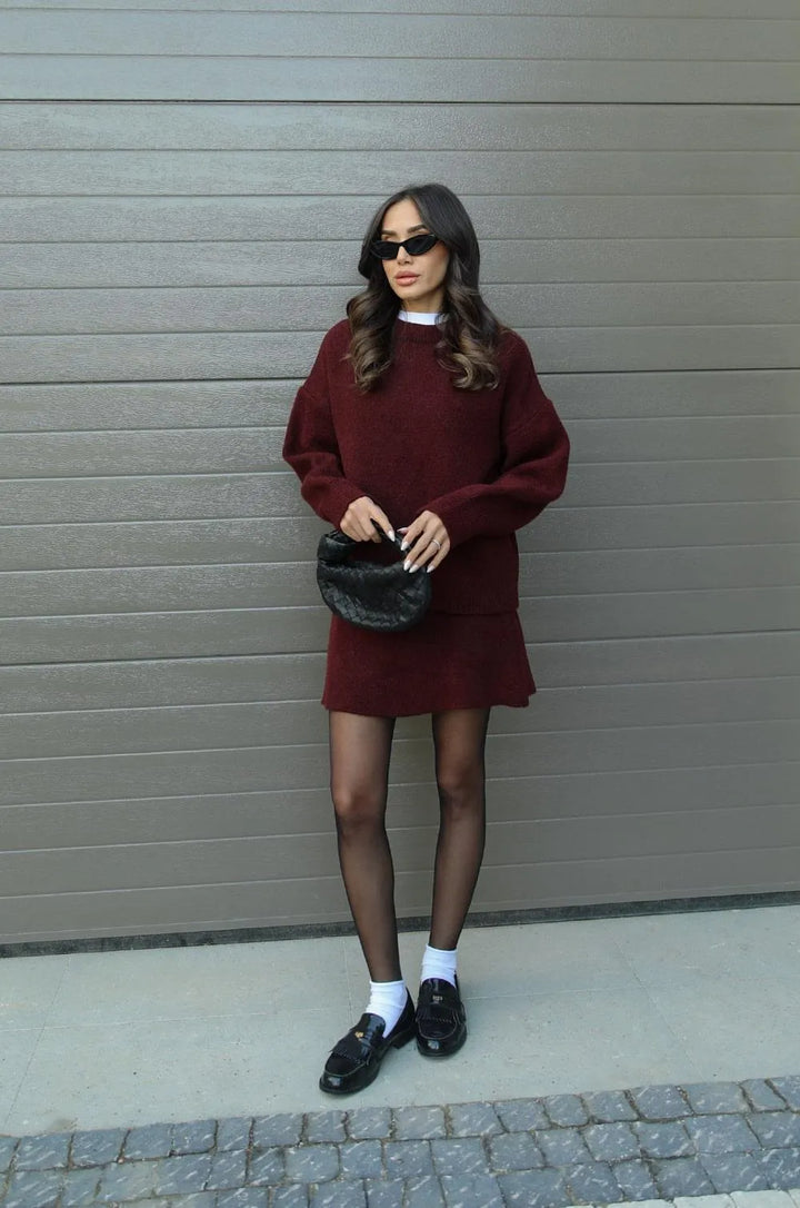 HELENA - Knitted Skirt Set