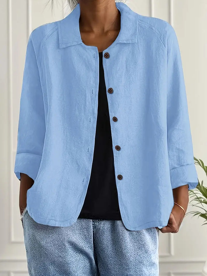 Marilla™ – Classic Lightweight Shirt Cardigan