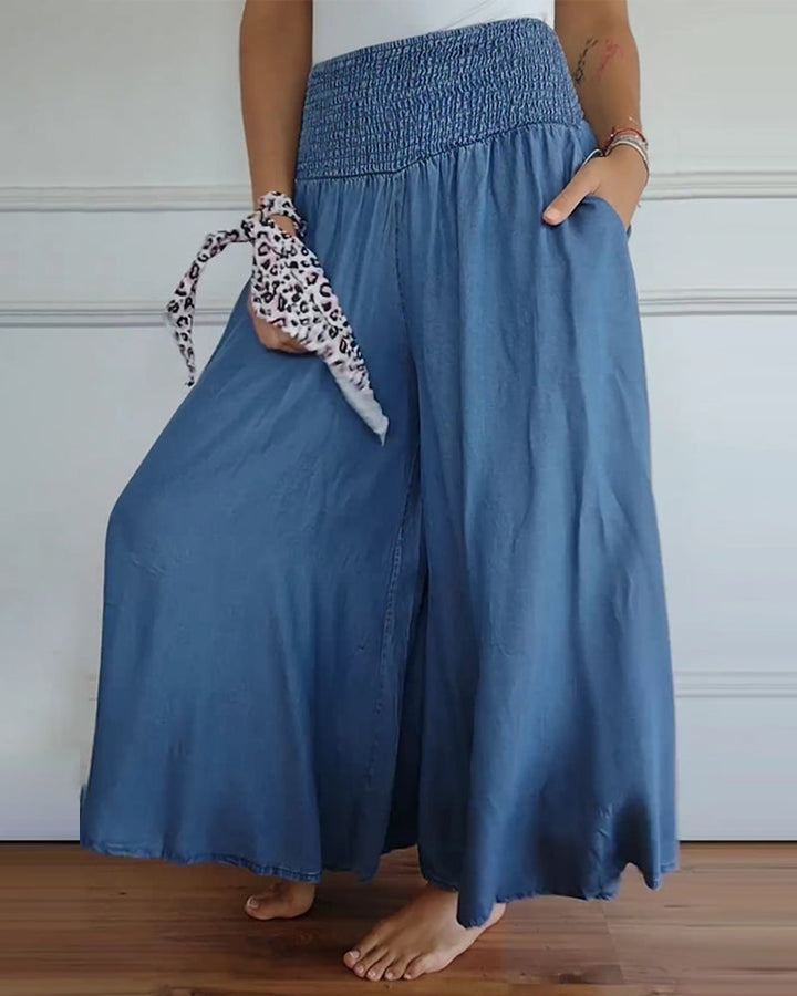 Sophia - Trousers with Elasticated Waist