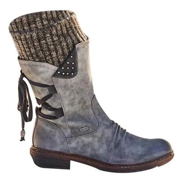 Valeria - Waterproof Boots with Zip at the Calf