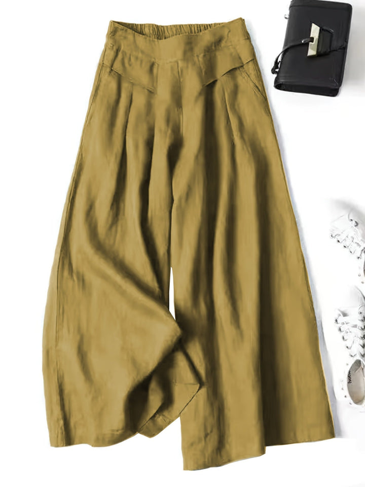 Bella™ - Comfortable Capri Trousers with Wide Legs